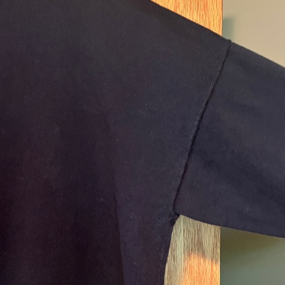 Lands' End Navy Crew Neck Sweater - Picture 11 of 12